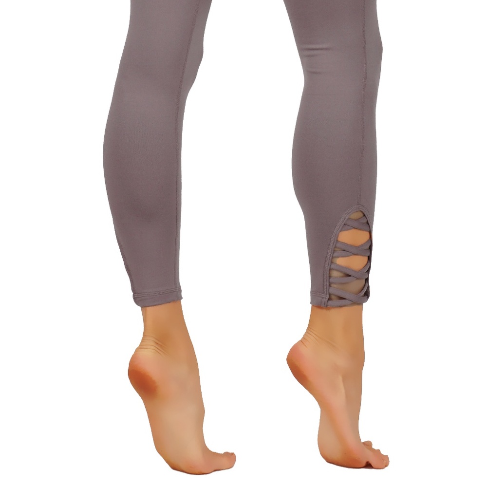 Cris Cros Leg Cutouts 7/8 Length Leggings 321 - Picture 3 of 3